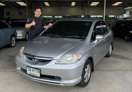 Honda City 1.5 iDSi ปี 2003 สีเงิน