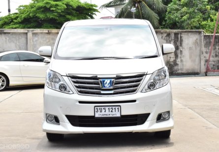 2013 Toyota ALPHARD 2.4 Hybrid E-Four 4WD รถตู้/mpv