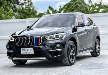 2017 BMW X1, 1.5 sDrive18i xLine โฉม F48 ปี16-23 สีดำ รถสวยมือเดียวออกห้าง ราคาดีสุดในตลาด 