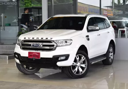 Ford Everest 2.2Titanium+ ปี2018 รถบ้านมือเดียว เข้าศูนย์ตลอด สวยเดิมทั้งคันรับประกัน ยางใหม่ ฟรีดาว