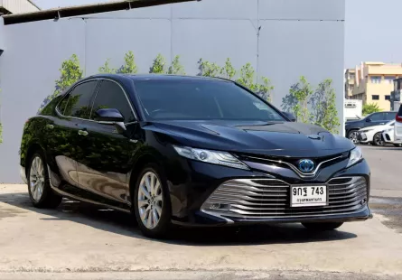 2019 Toyota CAMRY 2.5 HV Premium รถเก๋ง 4 ประตู ไมล์แท้