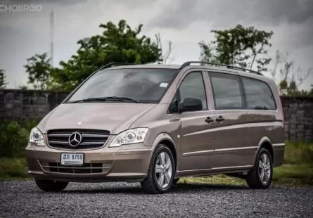 🔥 รถตู้ครอบครัว หรูหรานั่งสบาย ภายในแต่ง VIP ใหญ่  Mercedes-Benz Vito 2.1 115 CDI