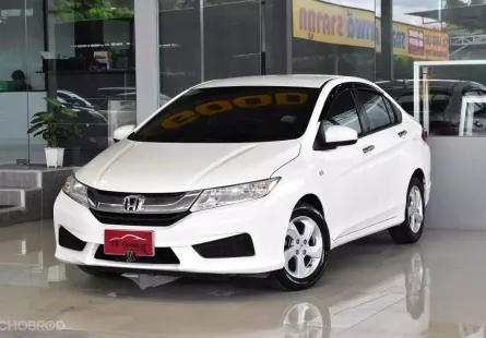 Honda CITY 1.5 V+ i-VTEC ปี 2015 รถบ้านมือเดียว ไม่เคยติดแก๊สแน่นอน เข้าศูนย์ตลอด ยางสวย ออกรถ0บาท