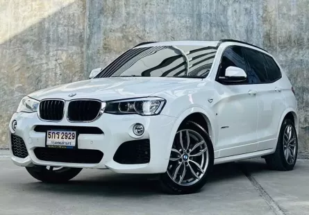2017 BMW X3 2.0 xDrive20d M Sport SUV เจ้าของขายเอง รถบ้านมือเดียว ไมล์แท้ 