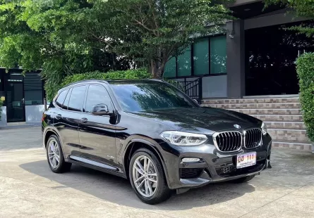2019 BMW X3 20D MSPORT รถศูนย์BMW THAILANDเข้าศูนย์ทุกระยะ ไม่เคยมีอุบัติเหตุ วารันตีศูนย์ยังเหลือ