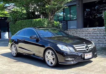 2013 BENZ E COUPE AMG PACKAGE รถมือเดียวออกป้ายแดง รถวิ่งน้อย ประวัติ SERVICE ครบ ไม่เคยมีอุบัติเหตุ