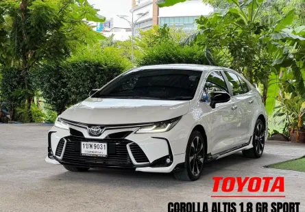 GR Sport 1.8 เกียร์ออโต้ เกรดพรีเมี่ยม Toyota Corolla Altis  รถเก๋ง 4 ประตู 