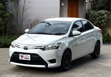 2014 Toyota Vios 1.5 J  รถมือเดียว ไม่เคยติดแก๊ส ไมล์น้อย 86,xxx km.  