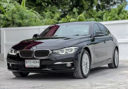 2016 BMW SERIES 3, 320d LUXURY โฉม F30 ปี12-20 สีดำ เครื่องยนต์ 2.0 ดีเซล 