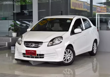 Honda BRIO 1.2 Amaze V ปี 2013 ไมล์น้อย 8x,xxx โล ไม่เคยติดแก๊สแน่นอน รถบ้านแท้ๆ ออกรถ0บาท