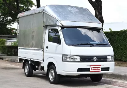 Suzuki Carry 1.5 Truck 2020 รถบรรทุก 4 ล้อเล็กไมล์ 5 หมื่นกว่าโล ยังมีวารันตีศูนย์ ติดหลังคาสูง