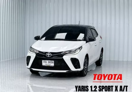 Toyota YARIS 1.2 Sport รถเก๋ง 5 ประตู ออกรถฟรีดาวน์