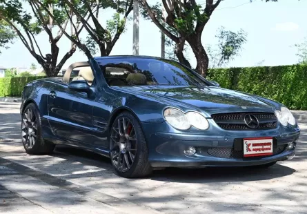 Mercedes-Benz SL500 5.0 R230 Convertible 2003 รถบ้านมือเดียวเจ้าของเดิมดูแลดี ใช้งานน้อยมาก