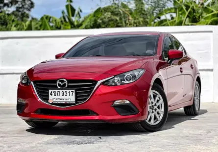 2014 MAZDA 3, 2.0 E โฉม ปี14-19 4Dr สีแดง เครื่องยนต์ 2.0 เบนซินล้วน