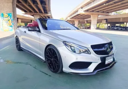 2014 Mercedes-Benz E250 CDI 2.1 AMG Cabriolet รถบ้านแท้ ไมล์น้อย ประวัติดี 