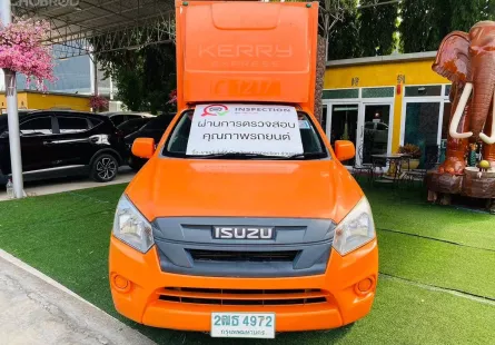 มีตู้แห้งทึบพร้อมใช้งาน . 2018 Isuzu D-Max 1.9 S รถกระบะ ✅ผ่านการตรวจคุณภาพรถยนต์แล้ว