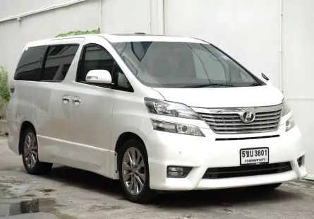 2011 Toyota VELLFIRE 2.4 Z รถตู้/MPV รถสวย ไมล์แท้ มือเดียว  ประวัติดี 