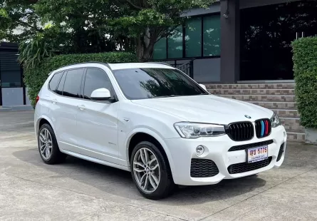 2017 BMW X3 MSPORT F15 LCI  รถศูนย์ BMW THAILAND รถวิ่งน้อย เข้าศูนย์ทุกระยะ ไม่เคยมีอุบัติเหตุครับ