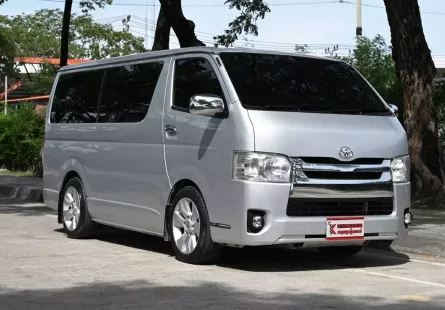 Toyota Hiace 3.0 ตัวเตี้ย D4D 2017 รถบ้านมือเดียวใช้งานในครอบครัวเบาะวีไอพี ตัว GL ป้ายฟ้าแท้