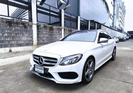 2016 Mercedes-Benz C300 2.1 Blue TEC HYBRID Estate AMG Dynamicรถบ้านแท้ ไมล์น้อย ประวัติดี 