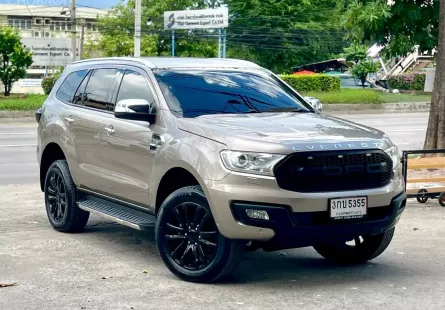 ขาย รถมือสอง 2017 Ford Everest 2.2 Titanium+ SUV 7ที่นั่ง รถบ้านมือเดียว ฟรีดาวน์ ฟรีส่งรถทั่วไทย