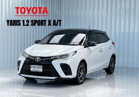 Toyota YARIS 1.2 Sport รถเก๋ง 5 ประตู ออกรถฟรีดาวน์