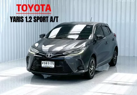 สภาพป้ายแดง ไม่มีชนหนัก น้ำท่วม Toyota YARIS 1.2 Sport รถเก๋ง 5 ประตู 