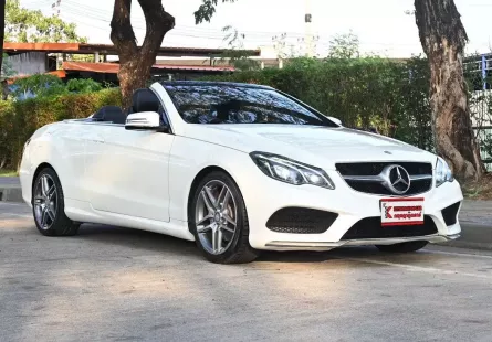 Benz E200 2.0 W207 AMG Dynamic Cabriolet 2015 รถบ้านมือเดียวออกศูนย์เปิดประทุนไฟฟ้า ตัวไมเนอร์เชนจ์