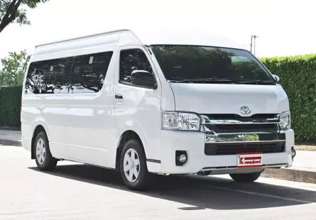 Toyota Hiace 3.0 COMMUTER D4D 2018 รถตู้ใช้งานในครอบครัวเบาะวีไอพี 9 แถว ฟรีดาวน์ได้