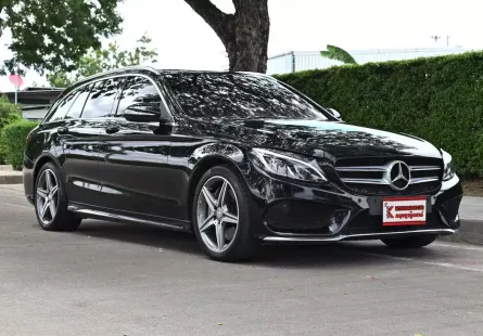 Benz C300 2.1 W205 Blue TEC HYBRID AMG Dynamic 2016 รถบ้านมือเดียวใช้งานน้อยชุดแต่งศูนย์