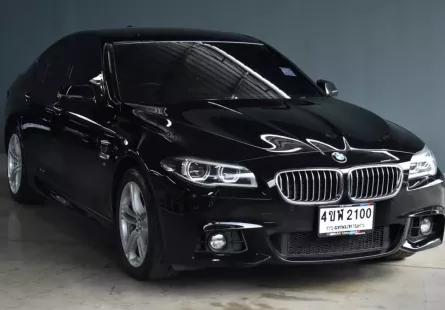 2016 BMW 525d 2.0 M Sport รถเก๋ง 4 ประตู ฟรีดาวน์ รถสวย ไมล์น้อย มือเดียวป้ายแดง 