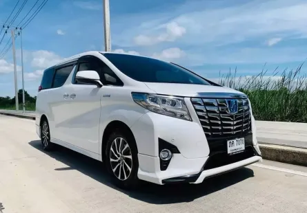 2017 Toyota ALPHARD 2.5 HYBRID G F-Package E-Four 4WD รถตู้/MPV 