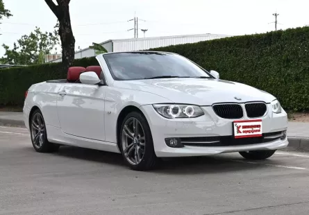 BMW 320Ci 2.0 E93 Convertible 2011 รถบ้านมือเดียวออกศูนย์ ใช้งานน้อยไมล์แสนนิดๆ ไฟหน้า LCI 