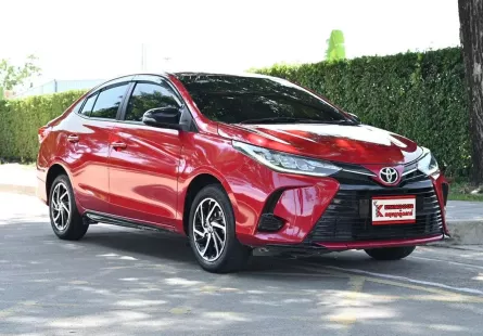 Toyota Yaris Ativ 1.2 Sport 2021 รถบ้านมือเดียวใช้งานน้อยไมล์เพียง 5 หมื่นกว่าโล ชุดแต่งศูนย์