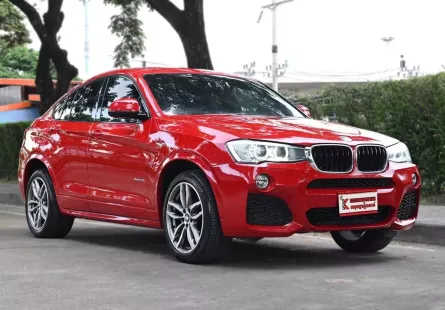 BMW X4 2.0 F26 xDrive20i M Sport 4WD 2017 รถบ้านมือเดียวออกศูนย์เช็คศูนย์ทุกระยะ