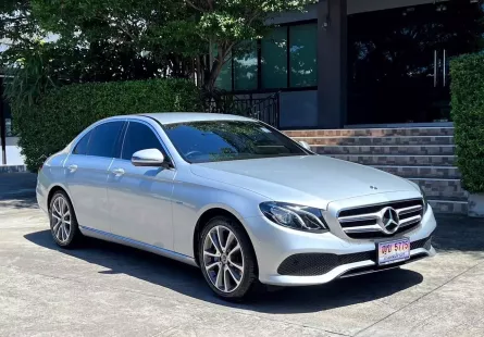 2018 BENZ E CLASS W213รถมือเดียว รถวิ่งน้อย เข้าศูนย์ทุกระยะ ไม่เคยมีอุบัติเหตุ วารันตีศูนย์ยังเหลือ