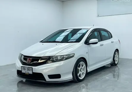 CITY 2013 1.5 VTEC AT  สีใหม่ทำพิเศษขาวมุกเหลือบทอง