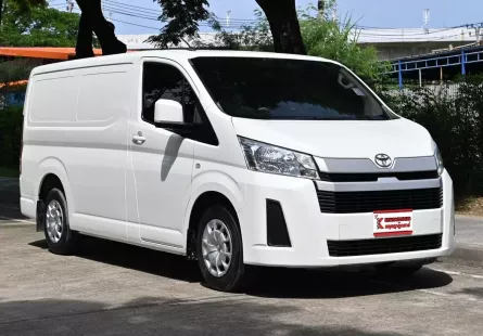 Toyota Hiace 2.8 ECO 2020 รถตู้เตี้ยบรรทุกจากศูนย์ โฉมล่าสุดเช็คศูนย์ตลอด ไมล์ 9 หมื่นกว่าโล