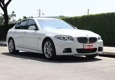 BMW 528i 2.0 F10 M Sport 2013 รถบ้านใช้งานในครอบครัวชุดแต่งศูนย์ ซื้อสดฟรีแวท