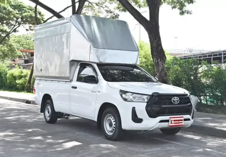 Toyota Hilux Revo 2.4 SINGLE Entry 2022 กระบะหลังคาสูงใช้งานน้อยไมล์เพียง 4 หมื่นกว่าโล 