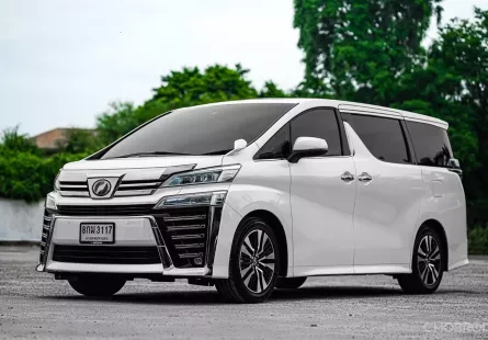 Toyota Vellfire 2.5 Z G Edition Facelift ปี 2019 เลขไมล์นางฟ้า 33,000 กม.เท่านั้น รถมือเดียวป้ายแดง