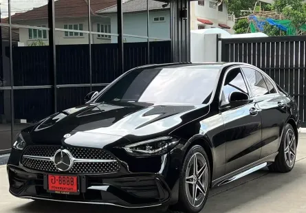 2023 Mercedes-Benz C350e 2.0 e AMG Dynamic รถเก๋ง 4 ประตู รถบ้านมือเดียว ไมล์น้อย 