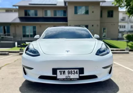 2021 Tesla Model 3 LONG RANGE 4WD รถเก๋ง 4 ประตู รถบ้านแท้ ไมล์น้อย เจ้าของขาย 