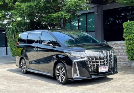 2020 TOYOTA ALPHARD SC PACKAGE รถมือเดียวออกป้ายแดง รถวิ่งน้อย เข้าศูนย์ทุกระยะ ไม่เคยมีอุบัติเหตุ