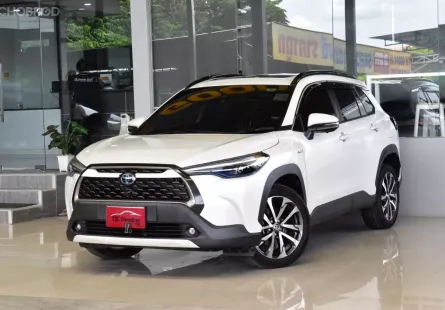 Toyota Corolla Cross Hybrid Premium Safety ปี 2021 รถบ้านมือเดียว สวยสภาพป้ายแดง Warranty2026 ฟรีดาว