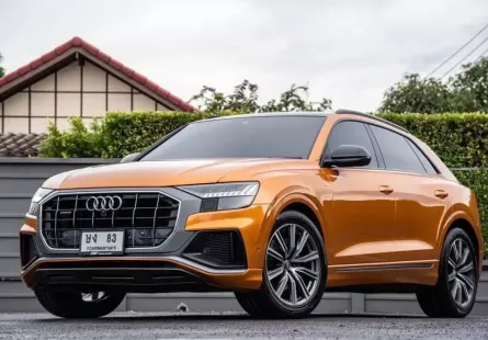 2019 Audi Q8 3.0 55 TFSI quattro S line 4WD SUV รถบ้านมือเดียว ไมล์น้อย 