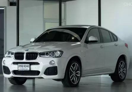 2017 BMW X4 2.0 xDrive20d M Sport 4WD SUV รถบ้านสวย