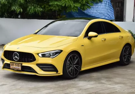 Mercedes Benz AMG CLA35  4MATIC+ ปี 2020  วิ่ง 9x,xxx km. เครื่องยนต์ เบนซิน 4 สูบ 306 แรงม้า