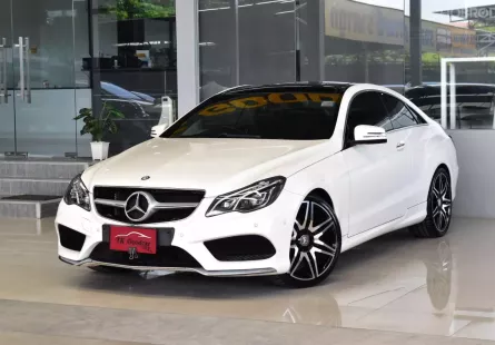 เคลือบแก้วมาให้แล้วพร้อมราคา โดนๆ2016 Mercedes-Benz E250 2.0 AMG Plus รถเก๋ง 2 ประตู ฟรีดาวน์