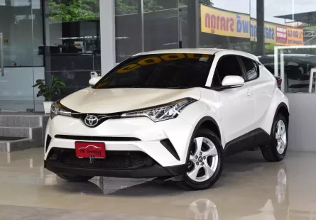 Toyota C-HR 1.8 Entry ปี 2018 รถบ้านมือเดียว สวยสภาพป้ายแดง ใช้น้อยมากเข้าศูนย์ตลอด ยางสวย ออกรถ0บาท